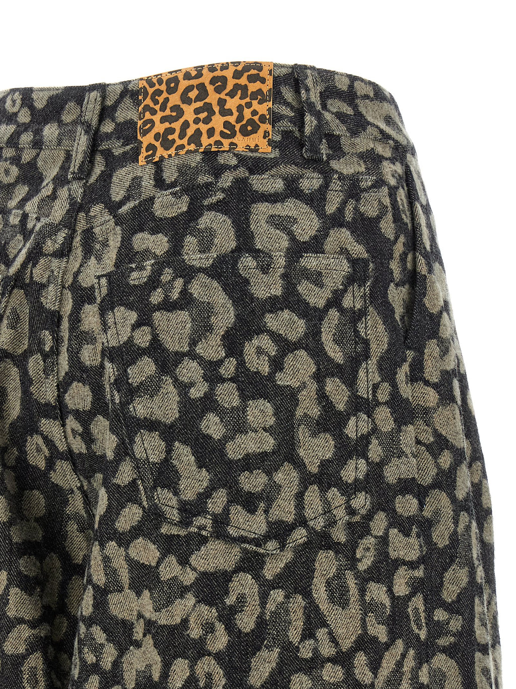Multicolor Cotton Casual Pants