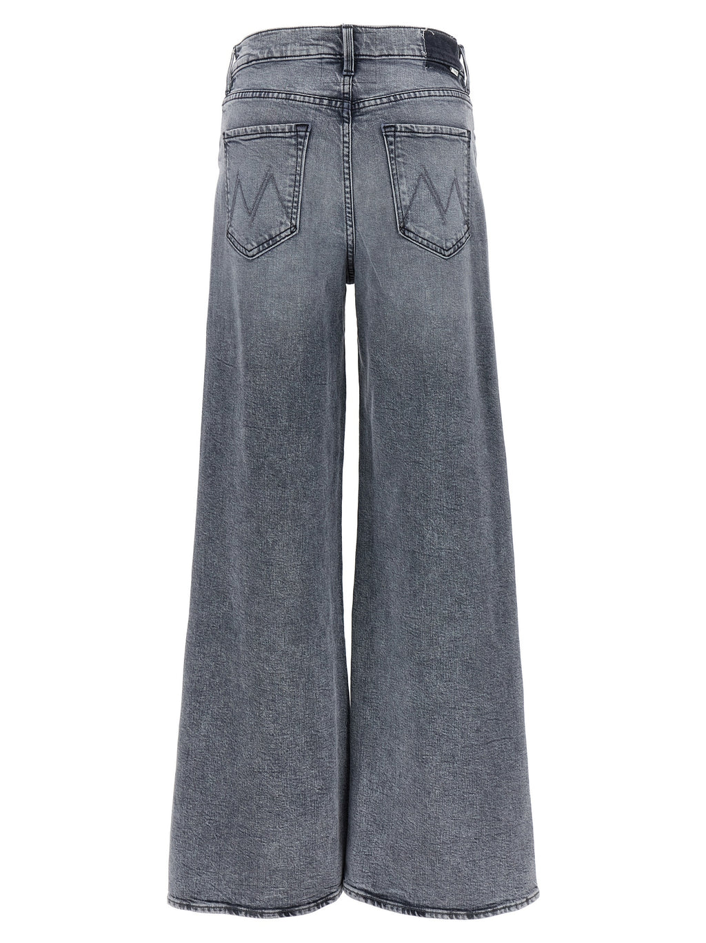 Gray Cotton Relaxed Fit Jeans