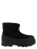Black Rubber Ankle Boots