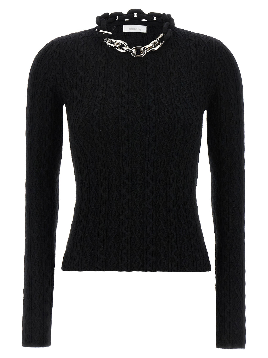 Black Wool Cardigan