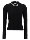 Black Wool Cardigan