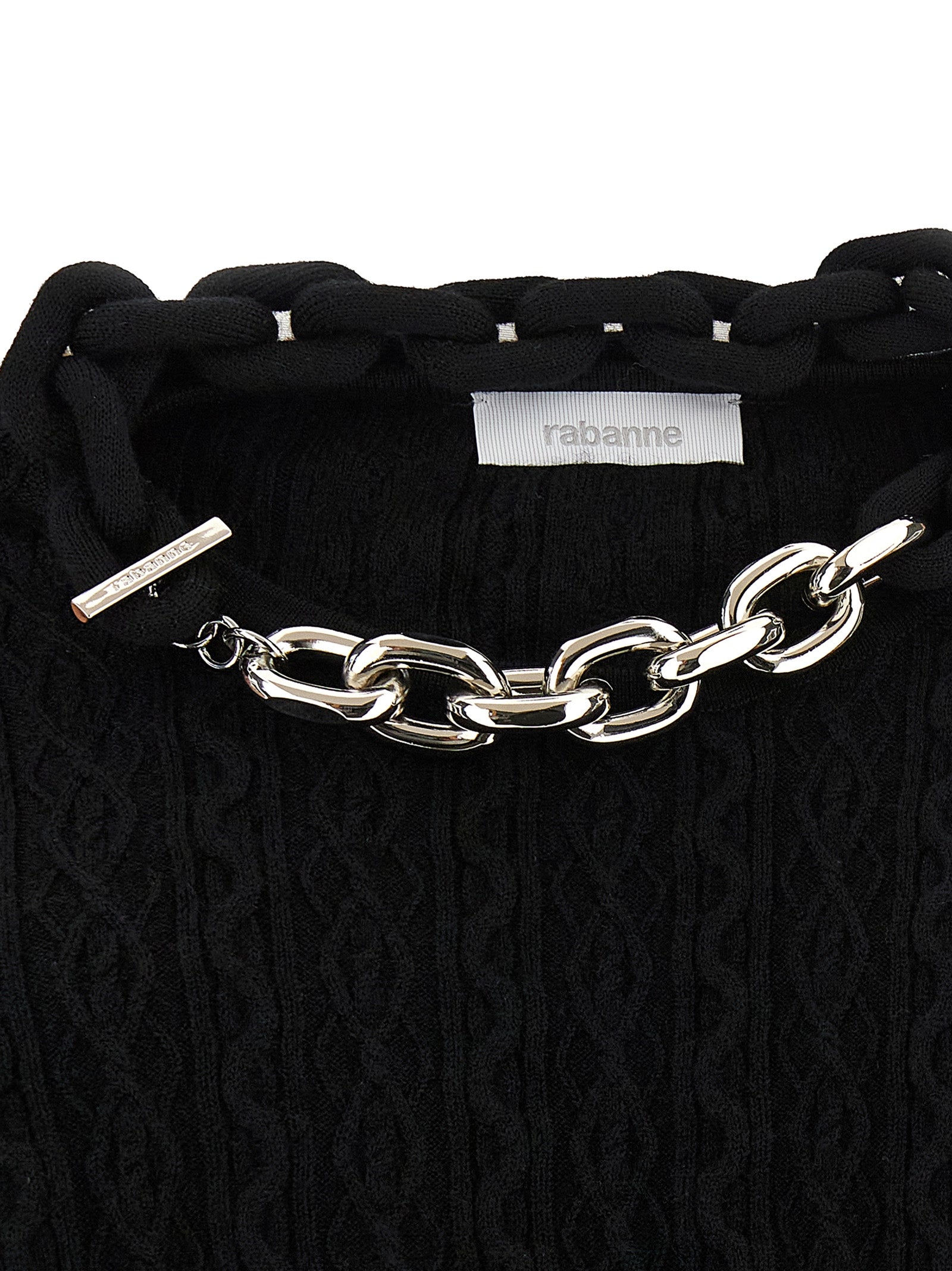 Black Wool Cardigan