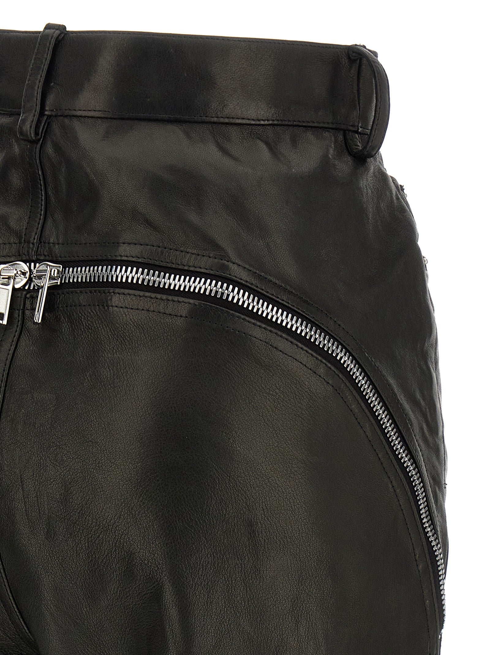 Black Leather Pants
