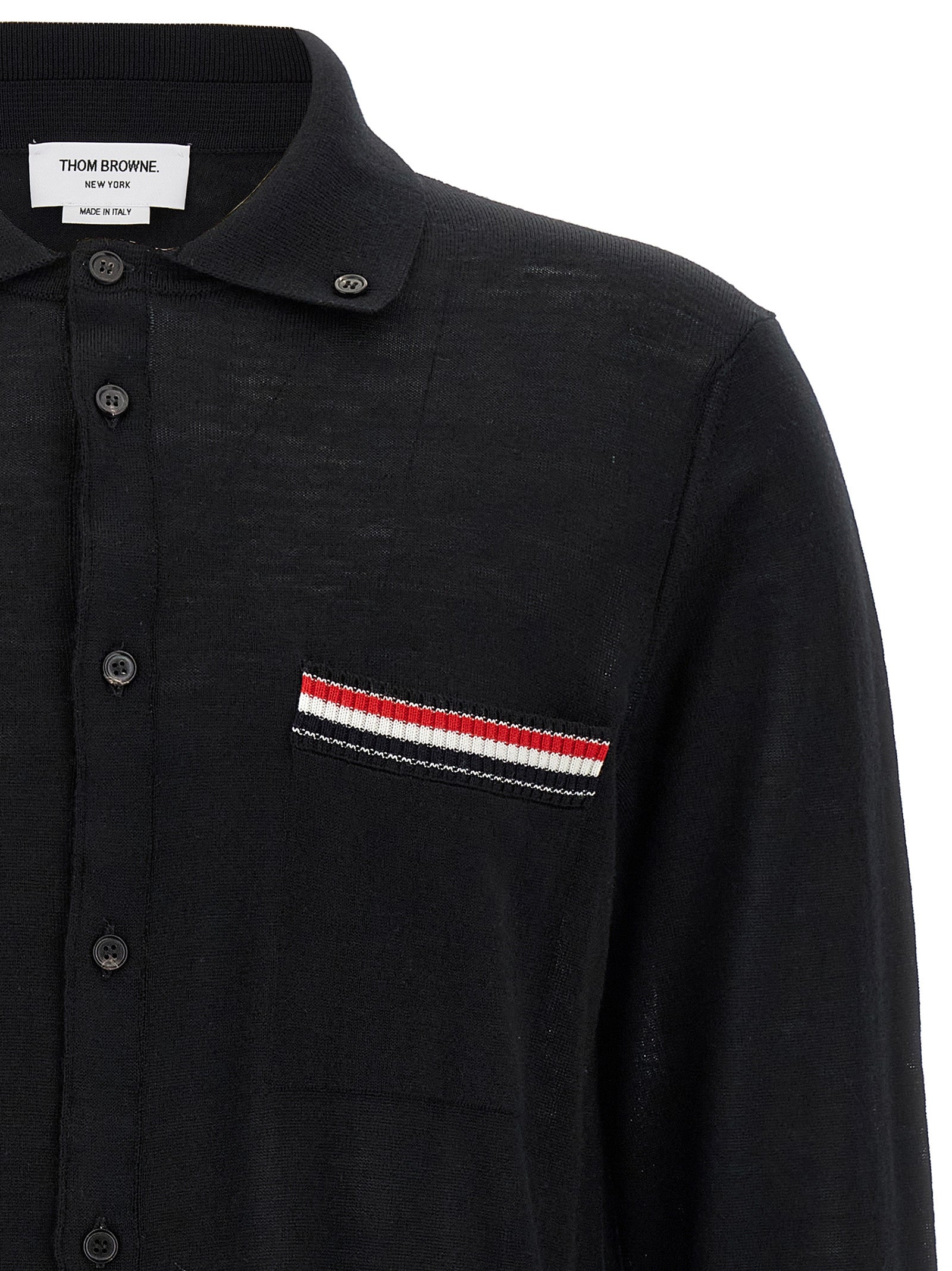 Black Virgin Wool Cardigan
