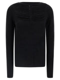 Black Wool Cardigan