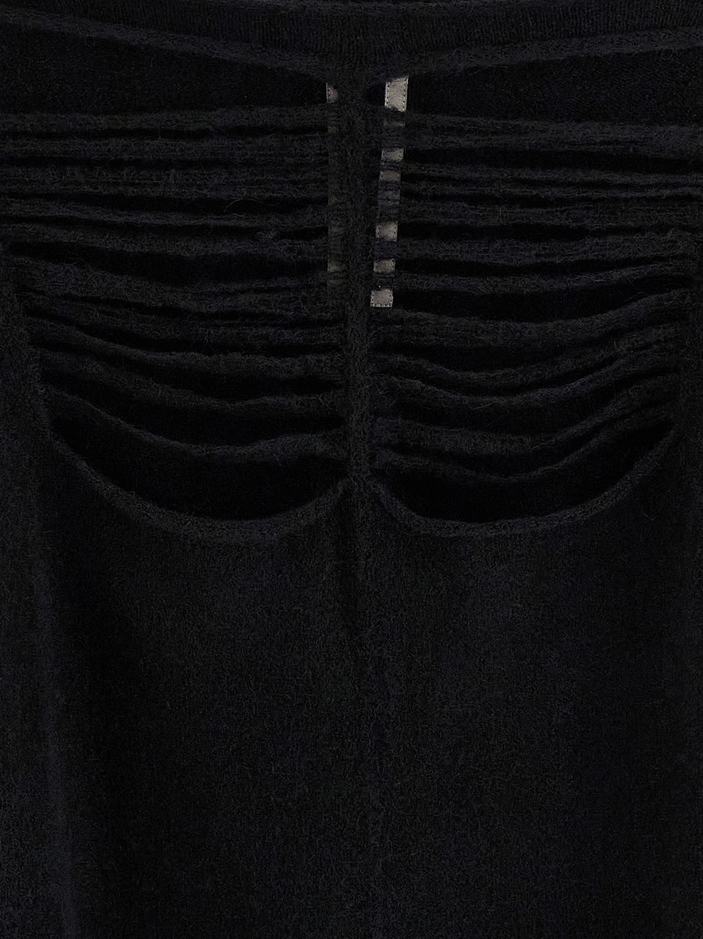 Black Wool Cardigan