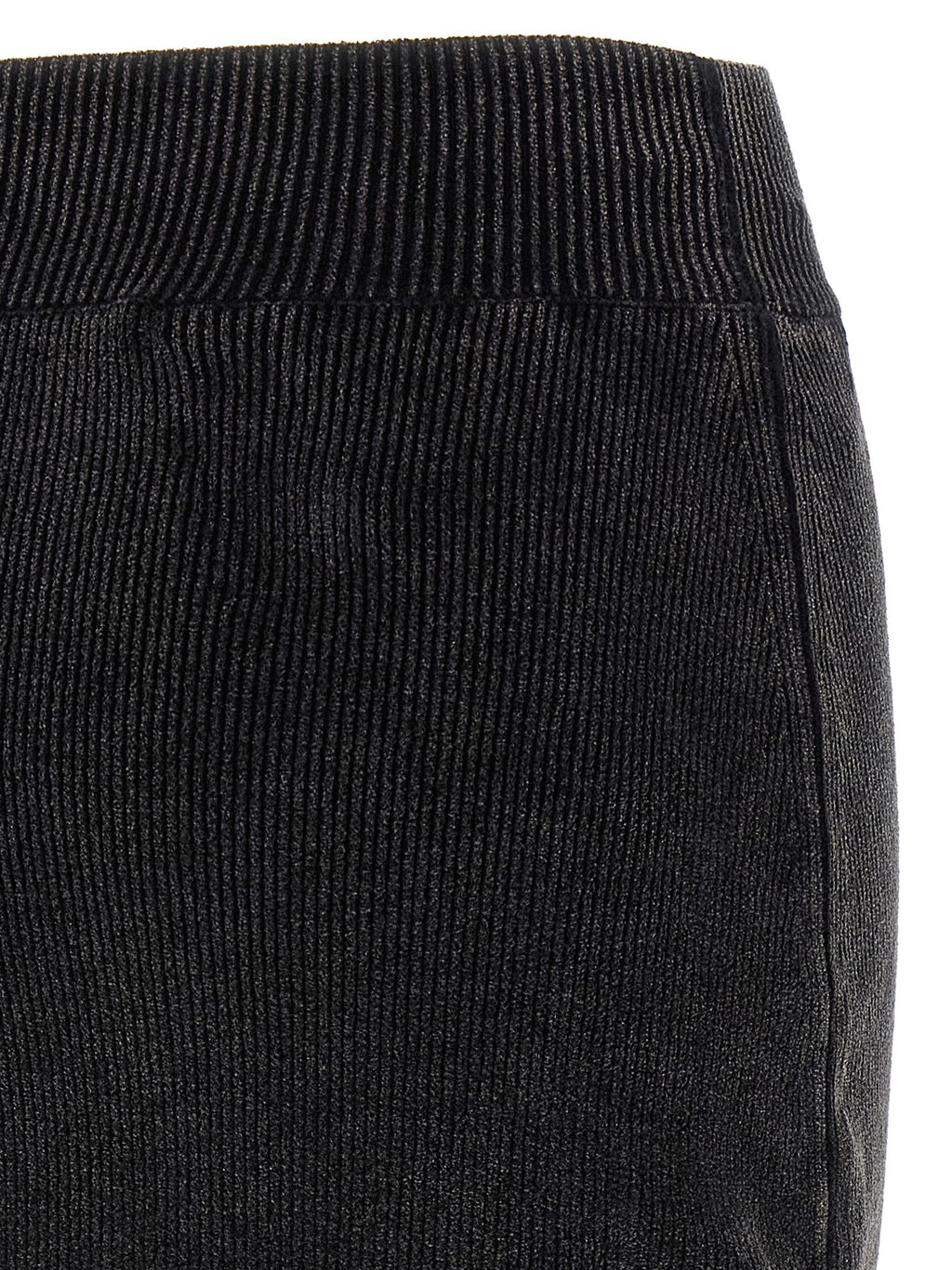 Black Cotton Long Skirt