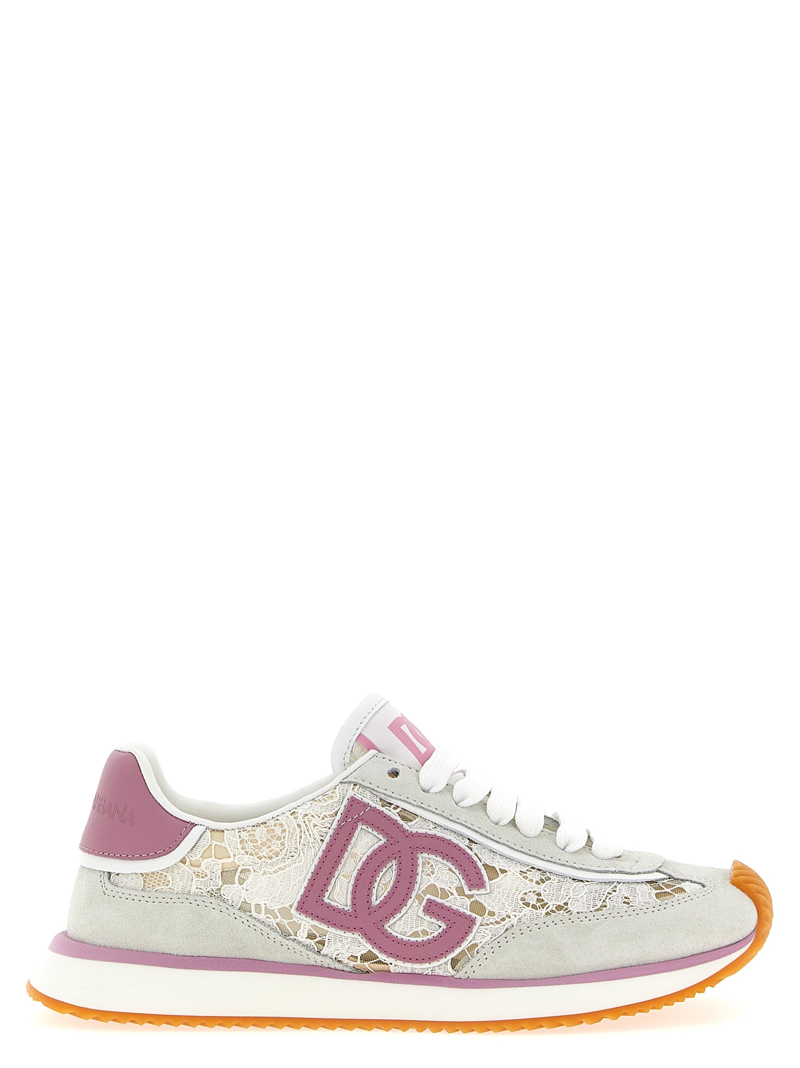 Multicolor Leather Athletic Sneakers