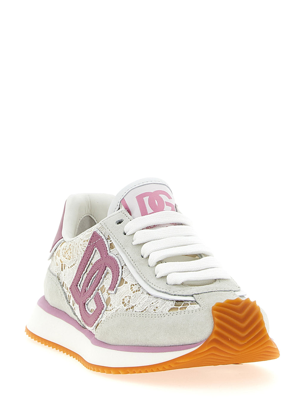 Multicolor Leather Athletic Sneakers