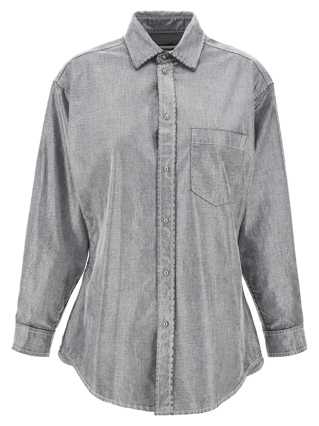 Silver Cotton Blouse