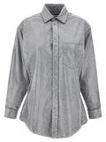 Silver Cotton Blouse