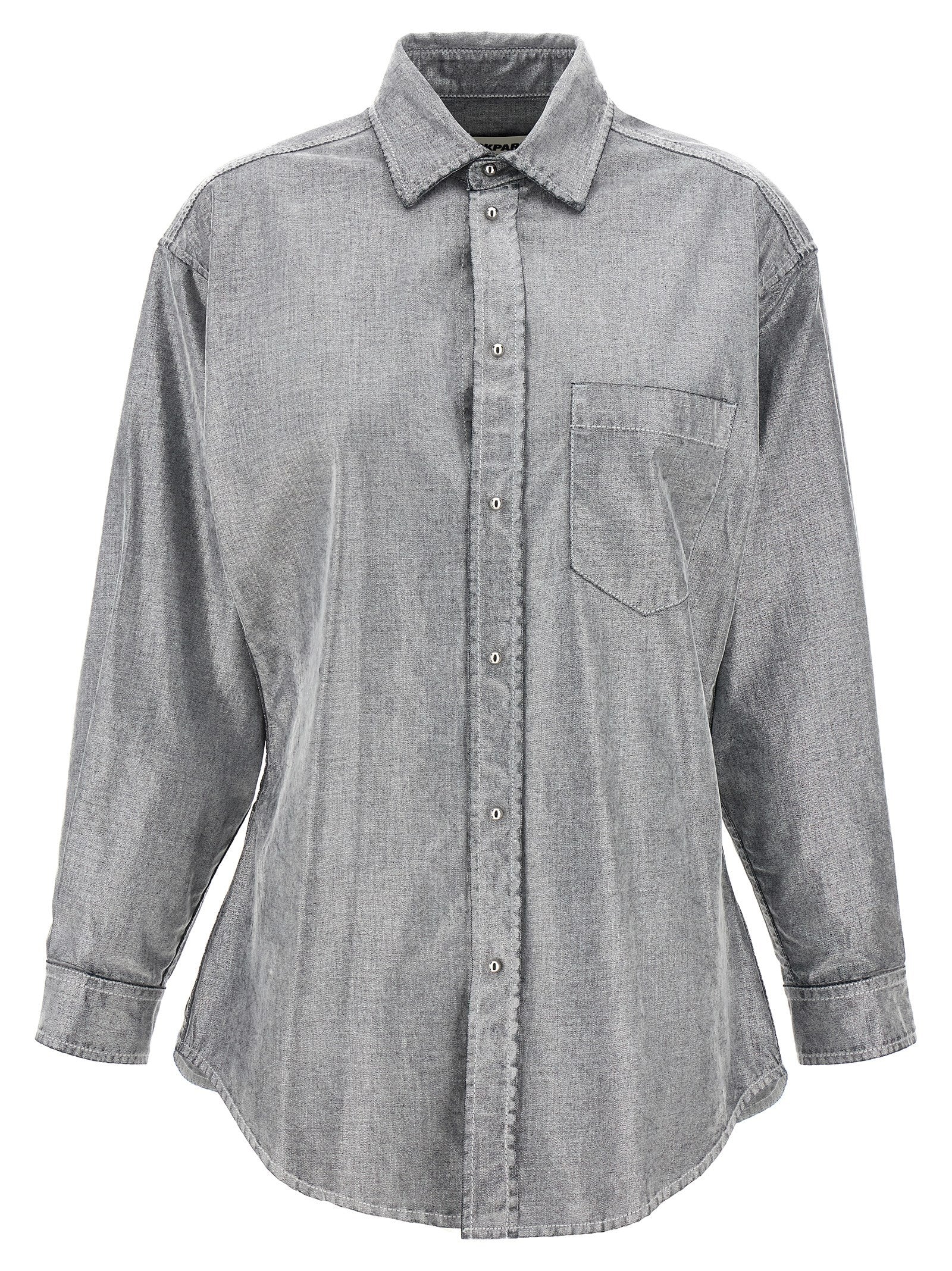 Silver Cotton Blouse