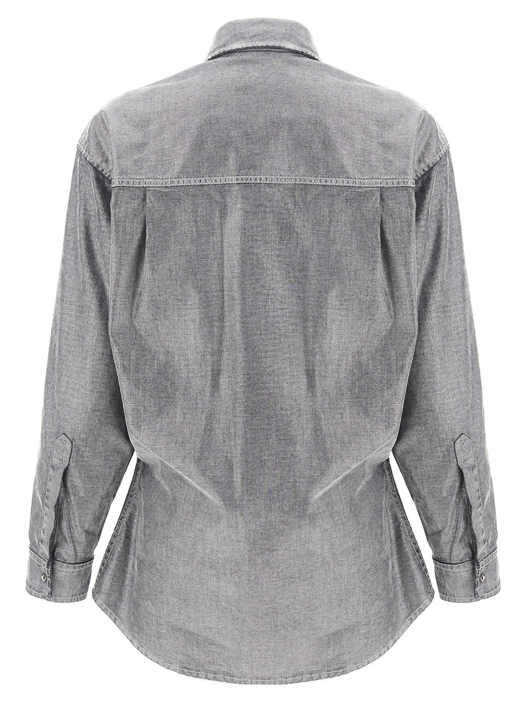 Silver Cotton Blouse