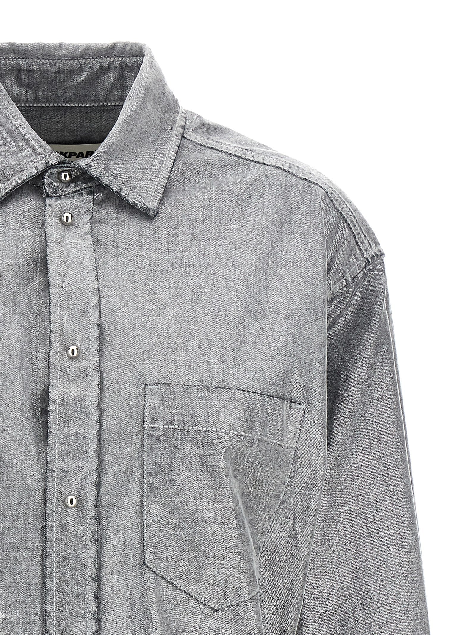 Silver Cotton Blouse