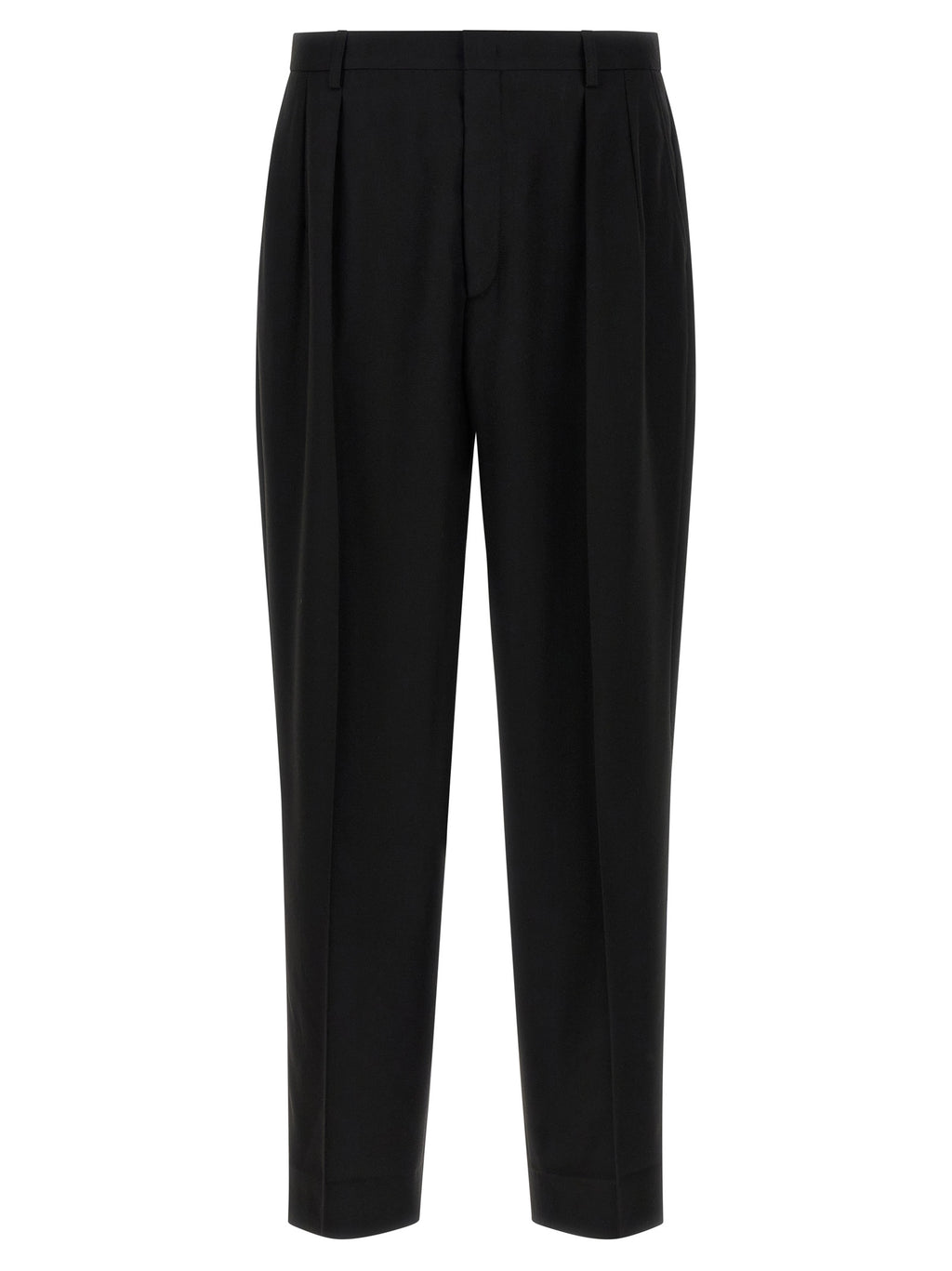 Black Polyester Dress Pants
