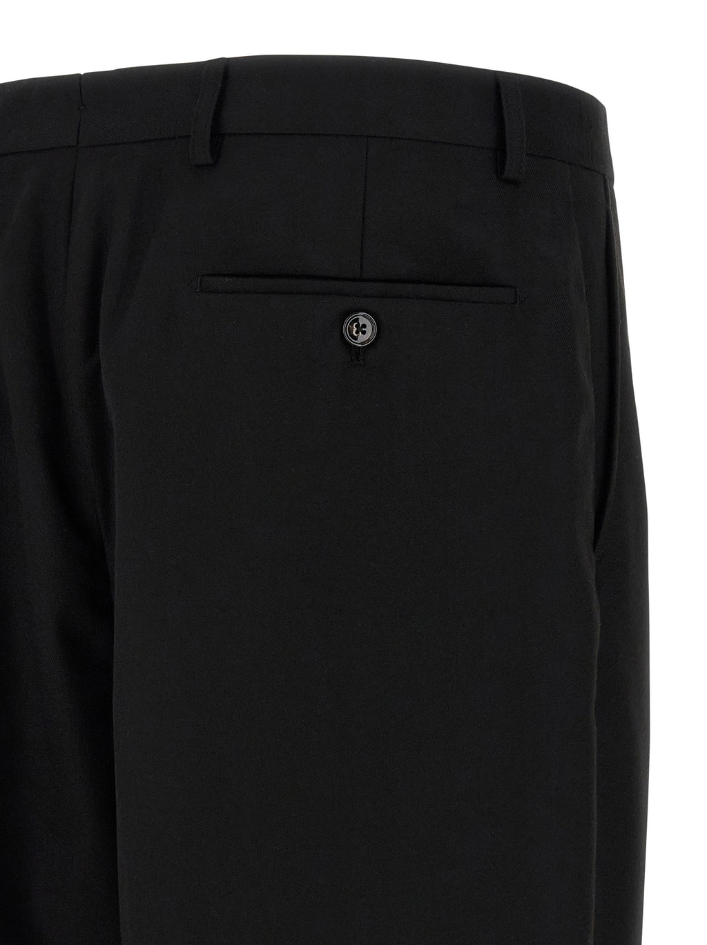 Black Polyester Dress Pants