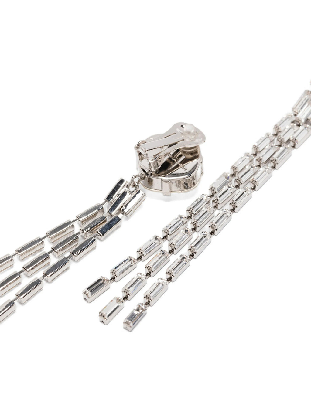 Silver Glass Earrings