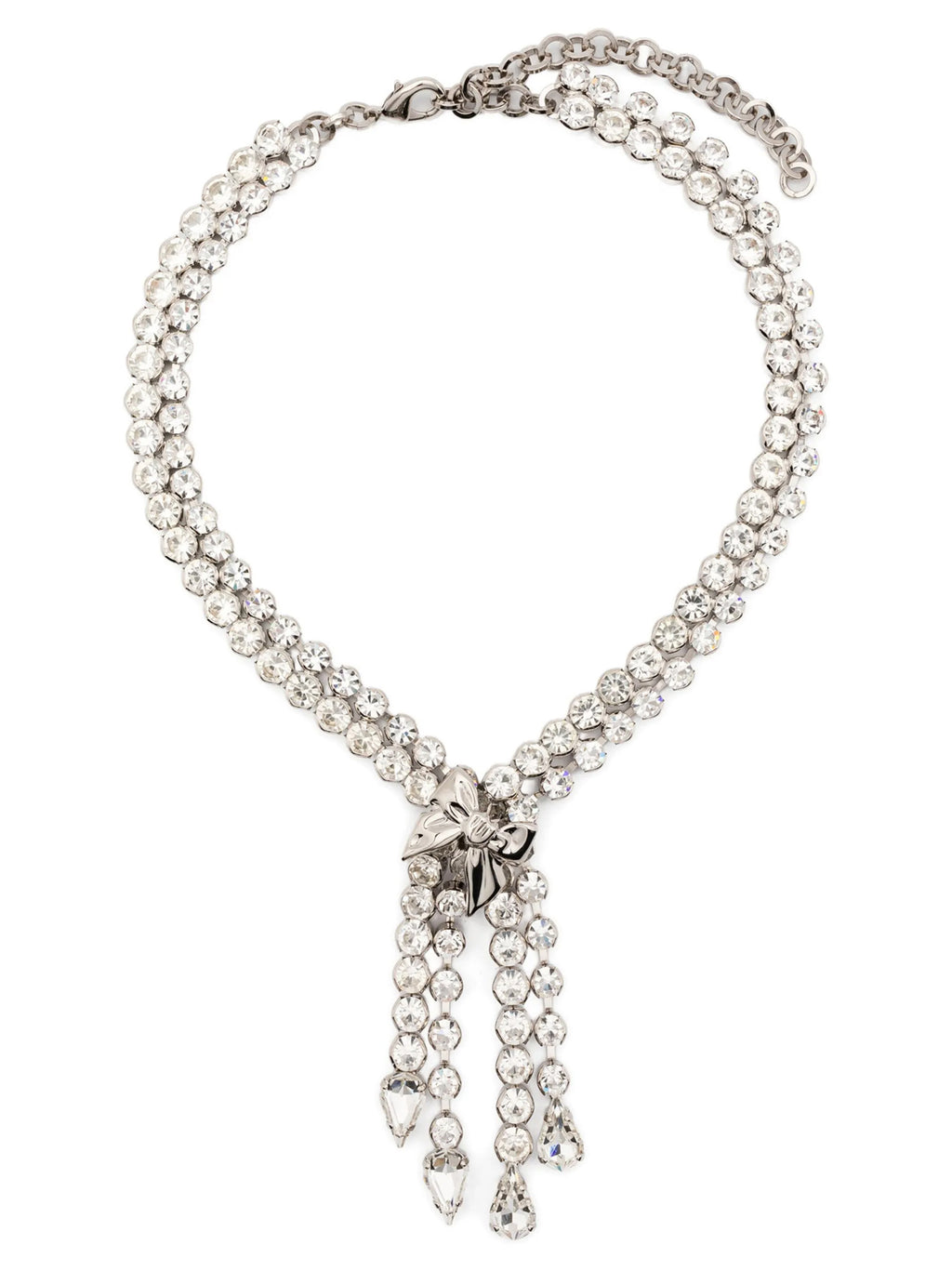 Silver Glass Necklace