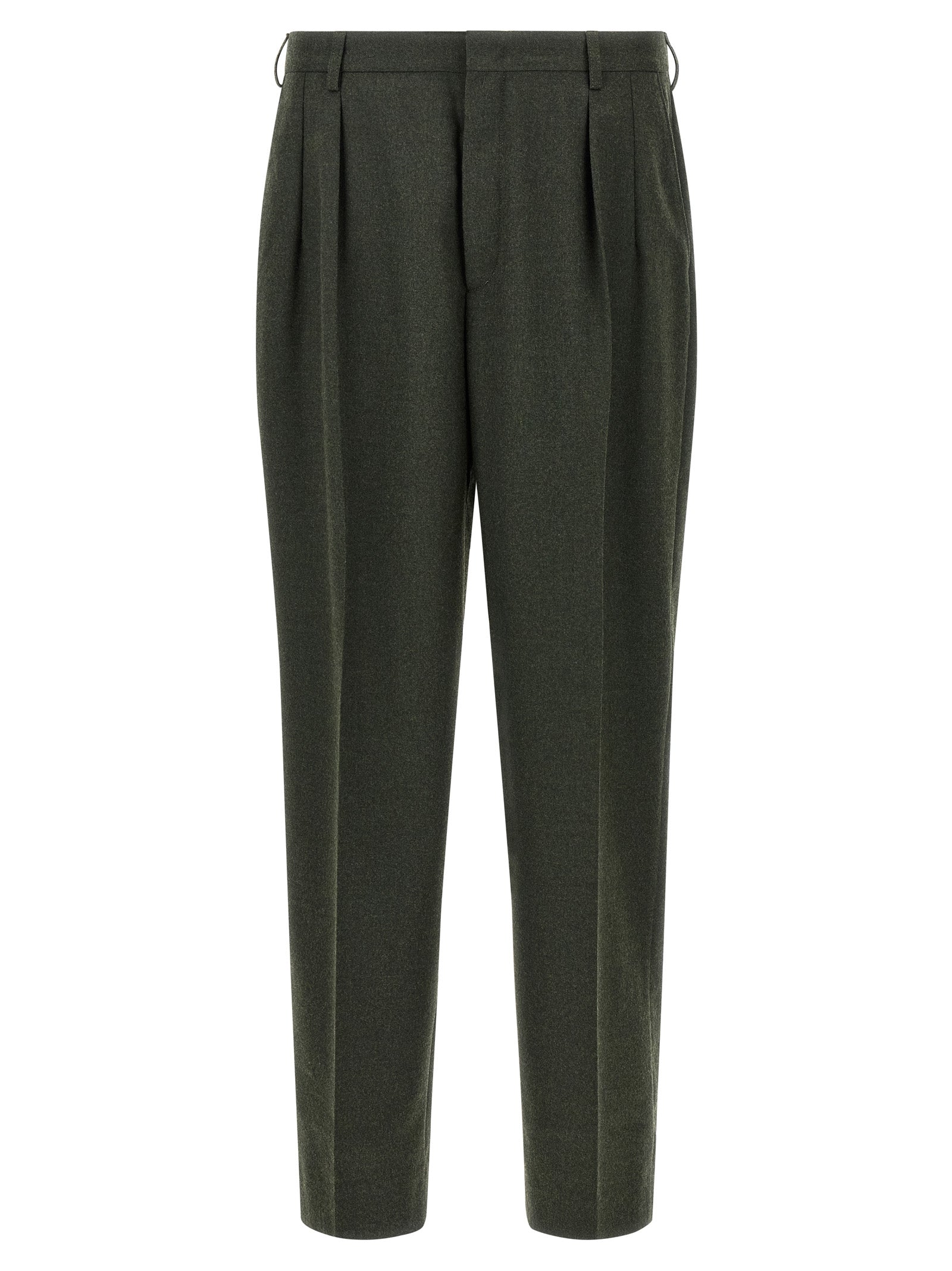 Bicolor Polyester Dress Pants