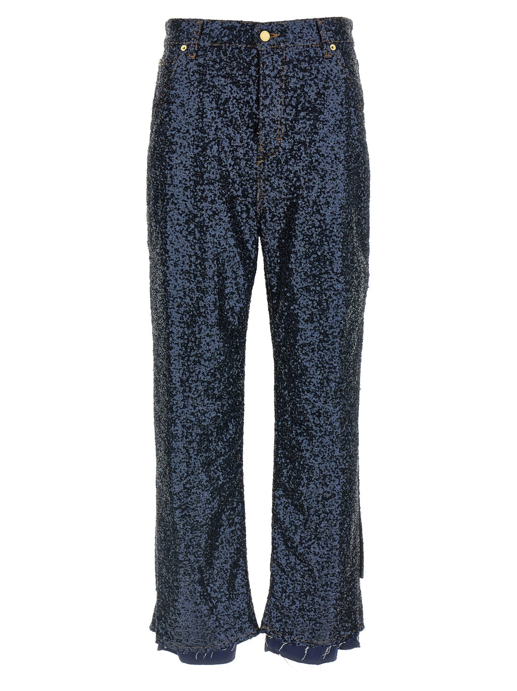 Blue Cotton Jeans Denim