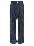 Blue Cotton Jeans Denim
