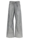 Silver Cotton Jeans Denim