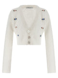 White Wool Cardigan