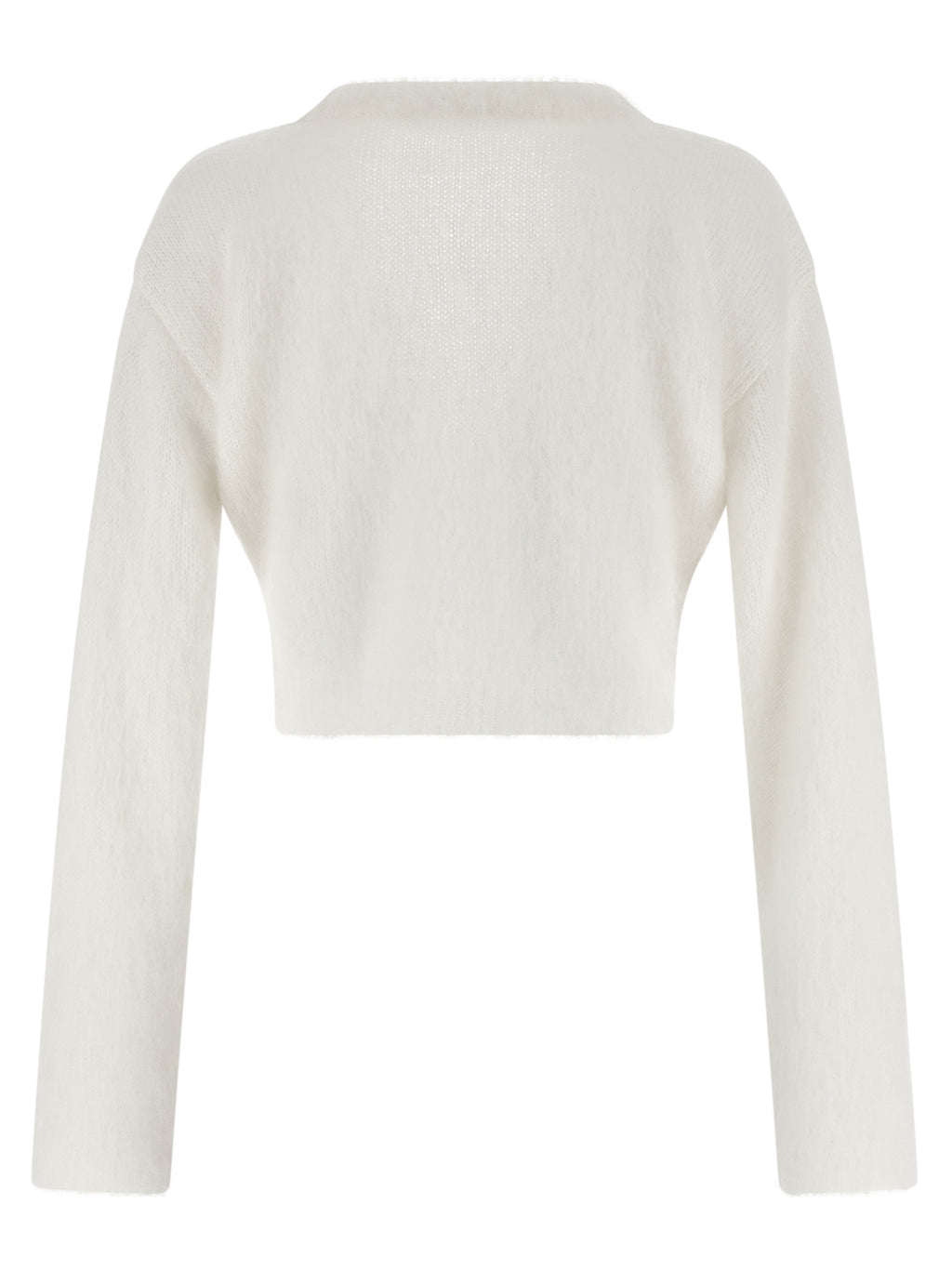 White Wool Cardigan