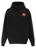 Black Cotton Hoodie