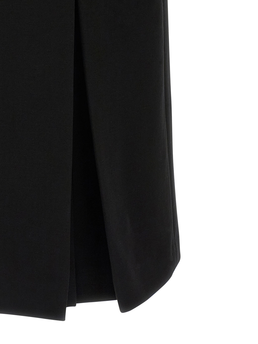 Black Viscose Midi Dress