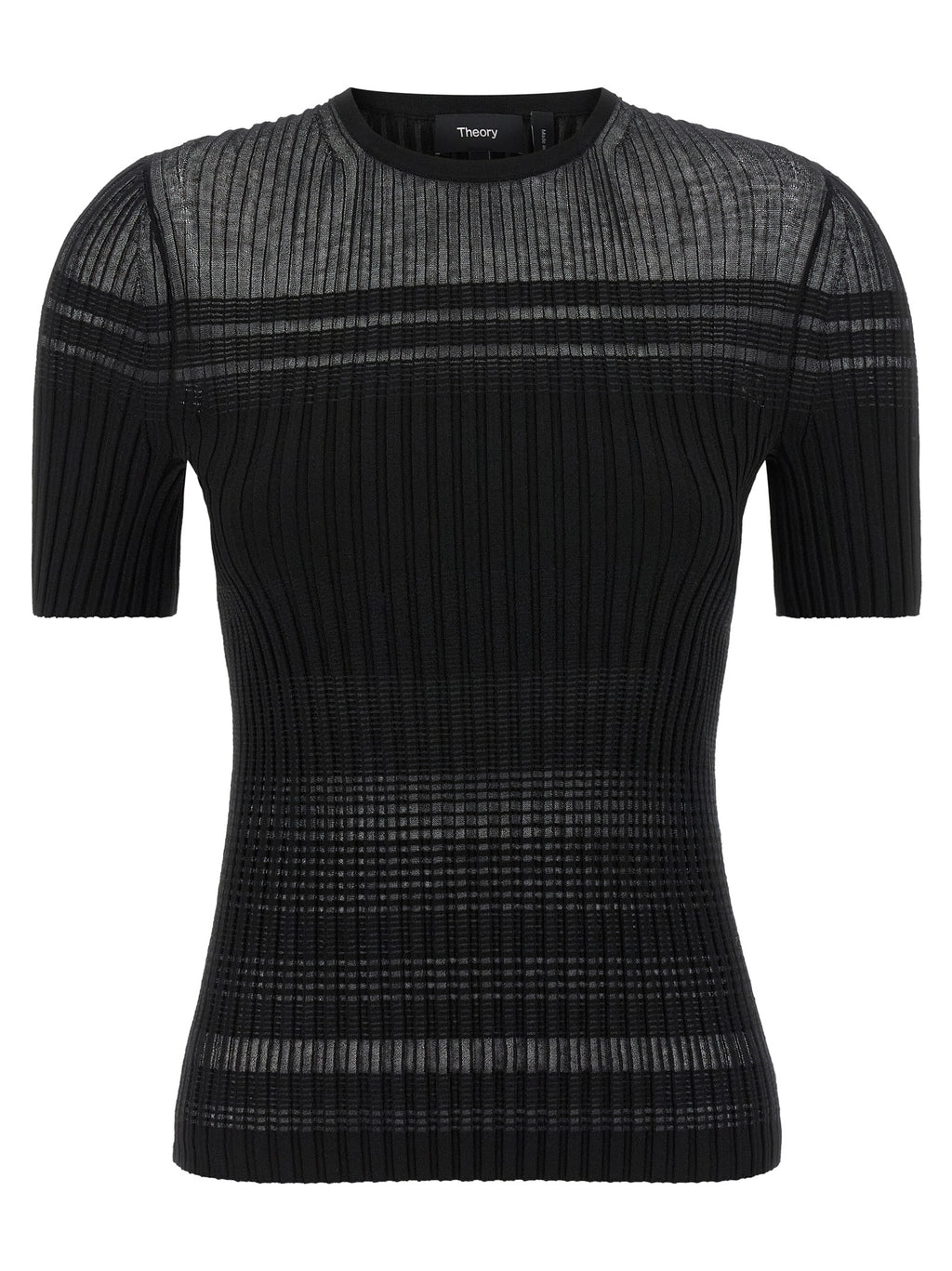 Black Viscose T-Shirt