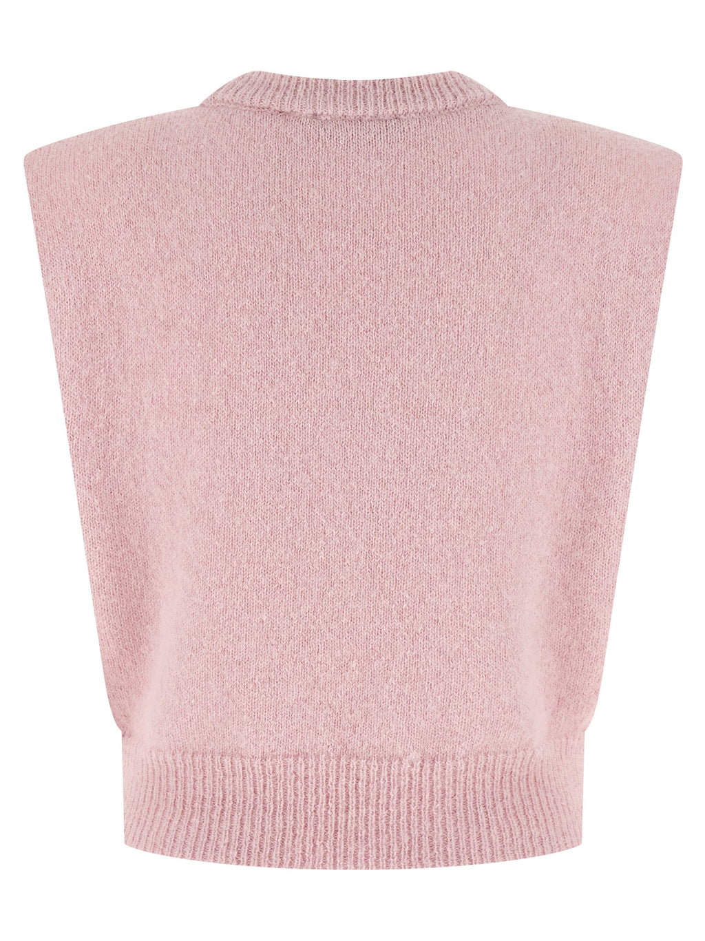 Multicolor Wool Sleeveless Jacket