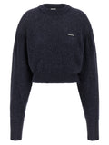 Blue Wool Cardigan