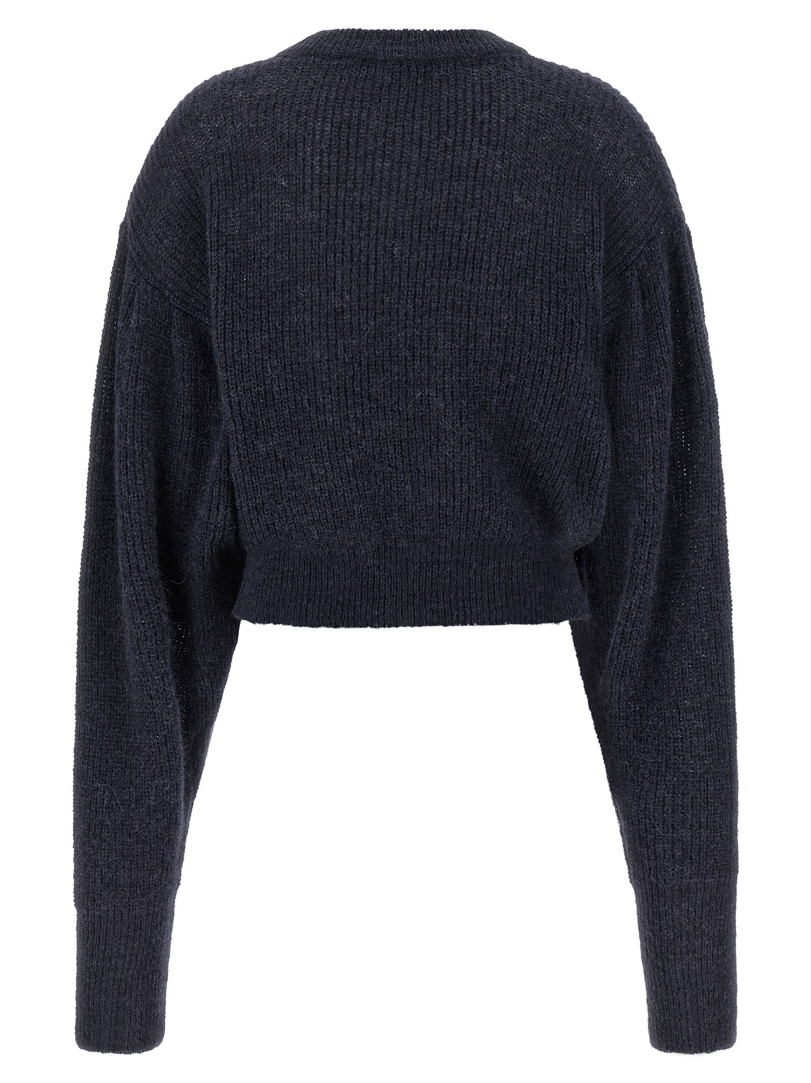 Blue Wool Cardigan
