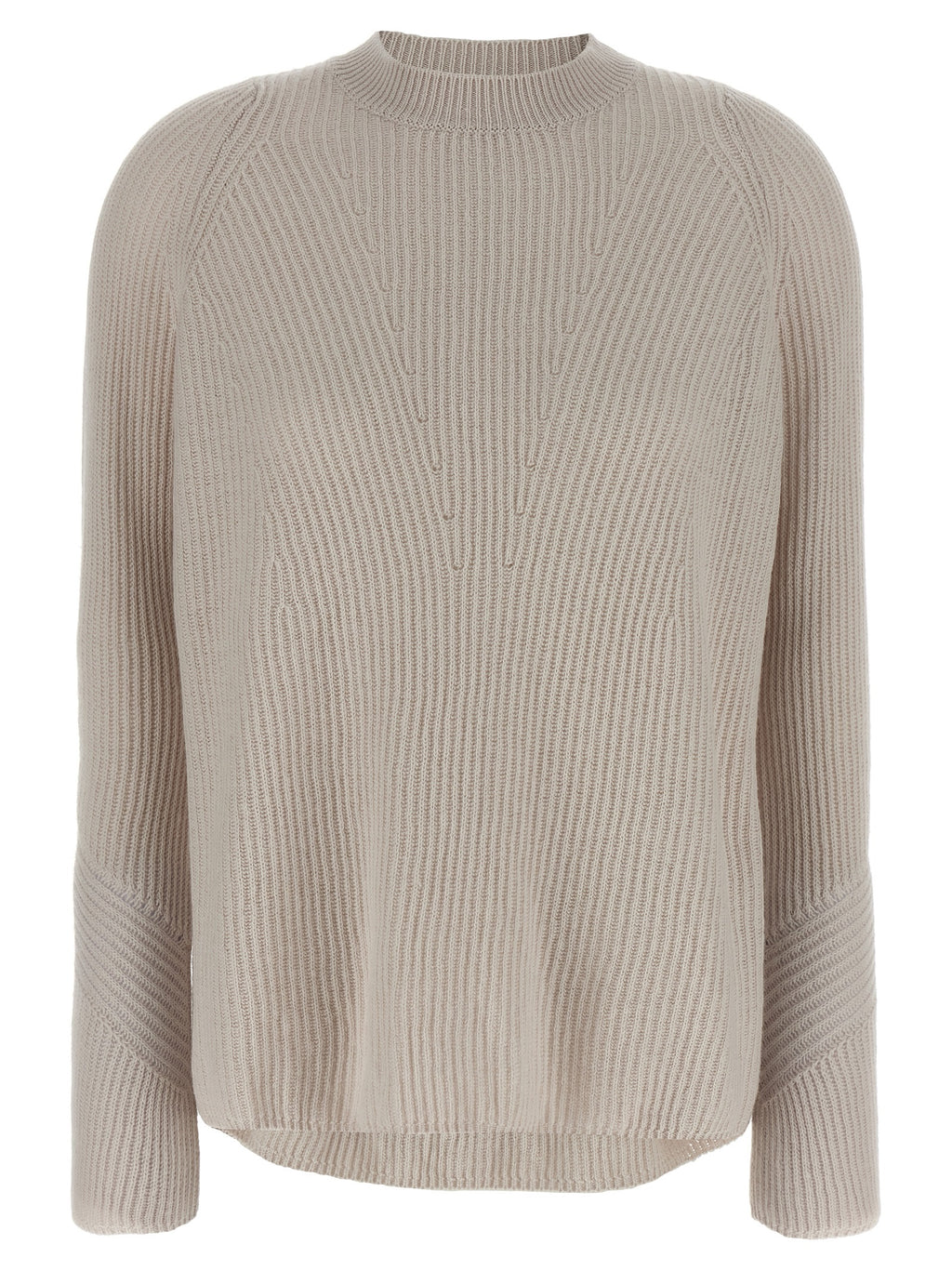 Beige Wool Cardigan