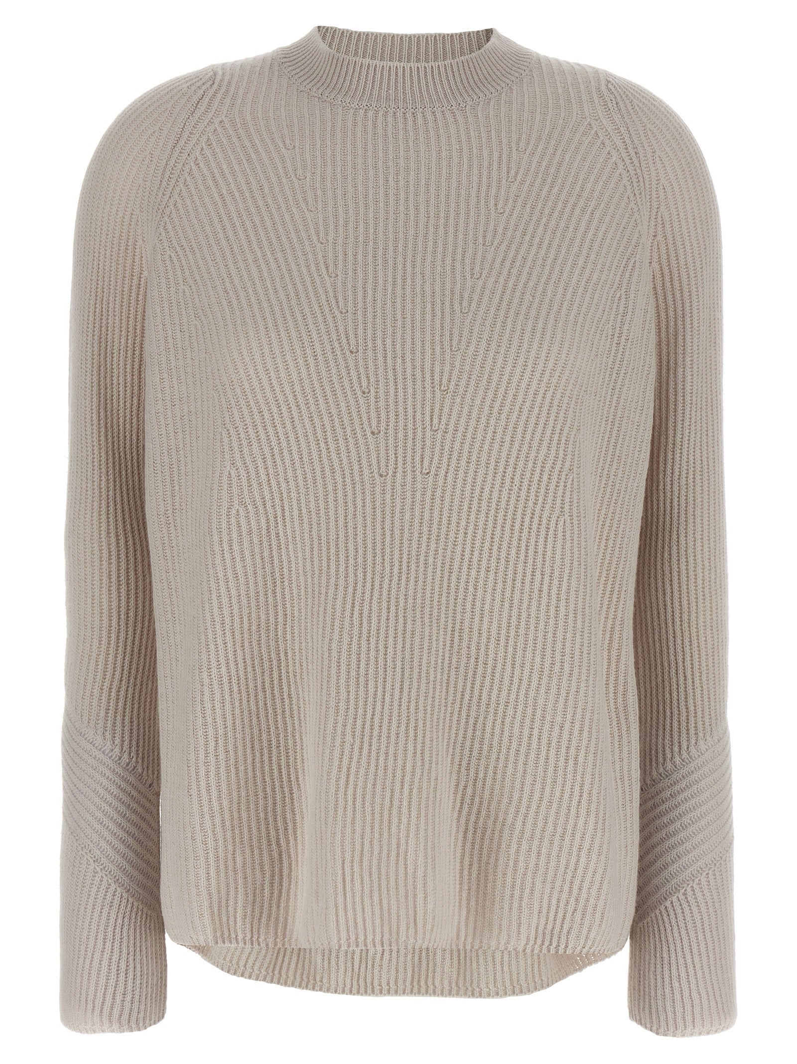 Beige Wool Cardigan