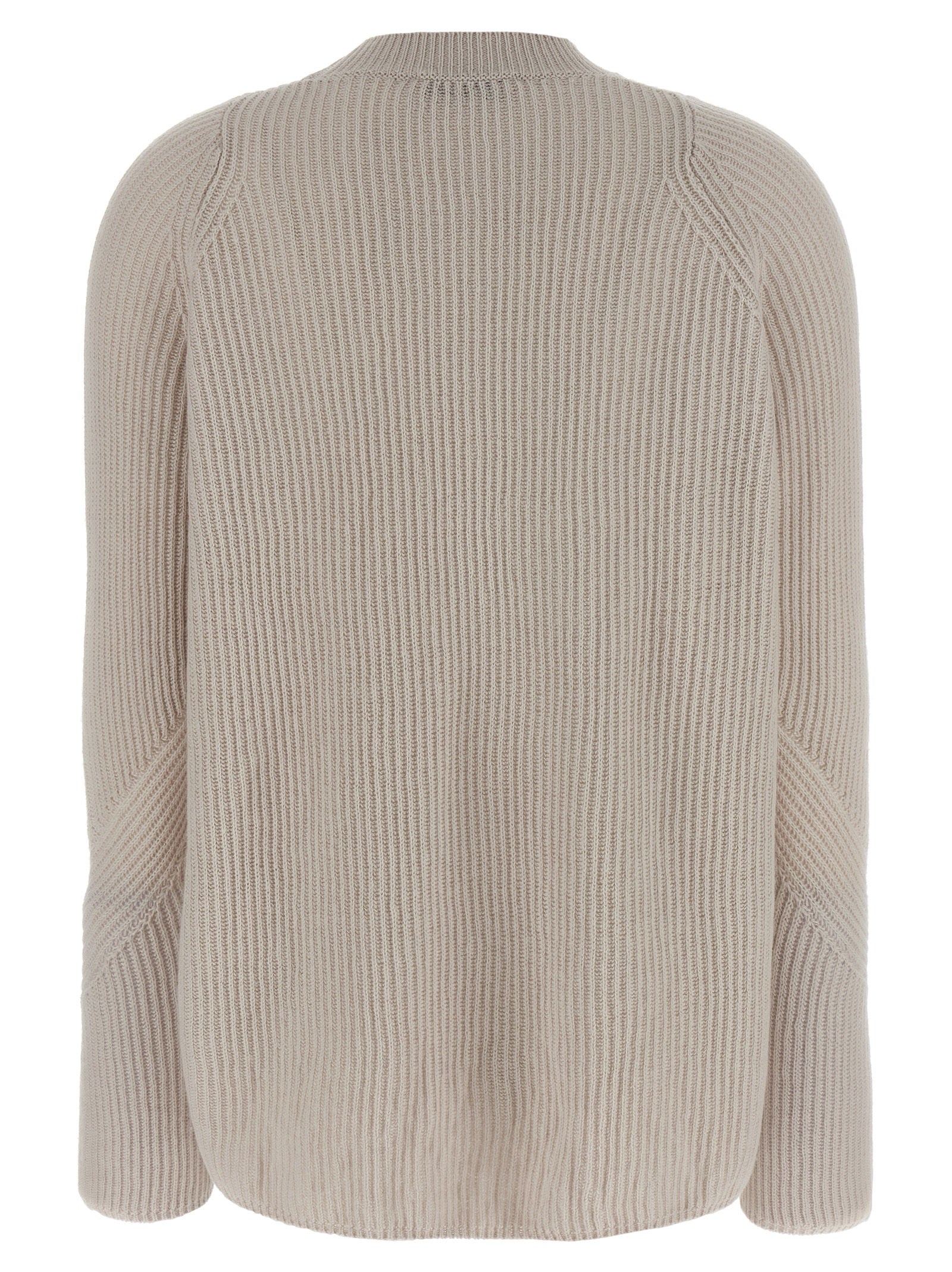 Beige Wool Cardigan