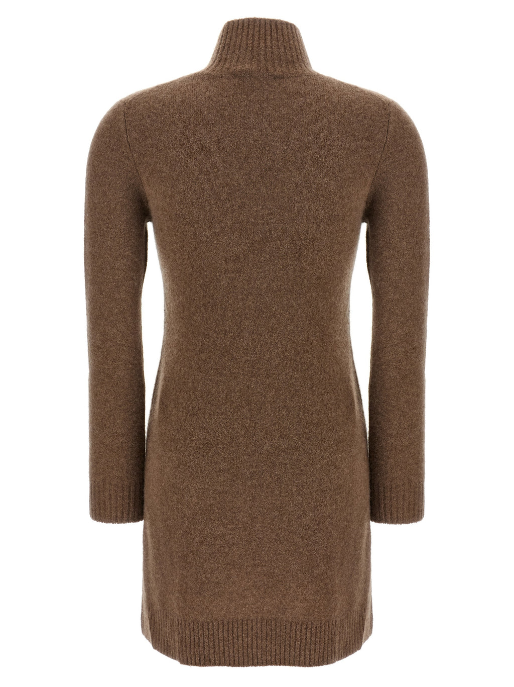 Gray Cashmere Short Dress