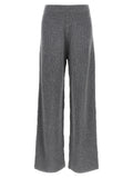 Gray Wool Casual Pants