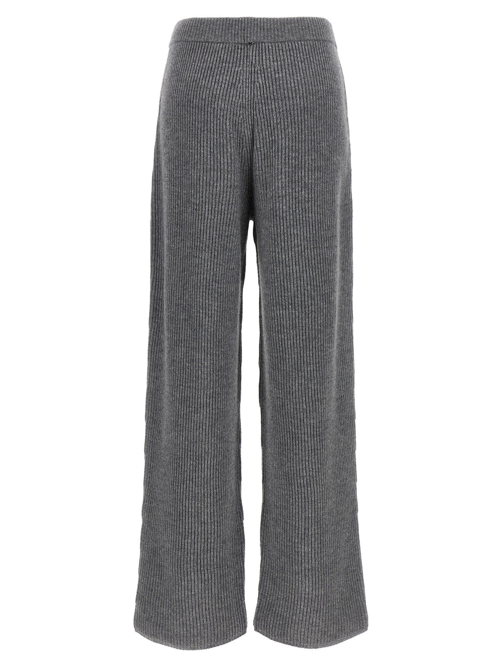 Gray Wool Casual Pants