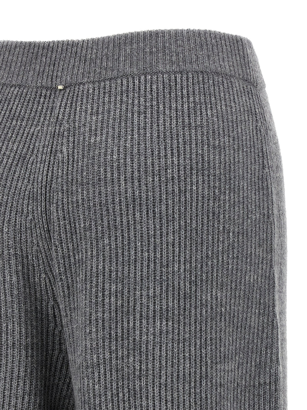 Gray Wool Casual Pants