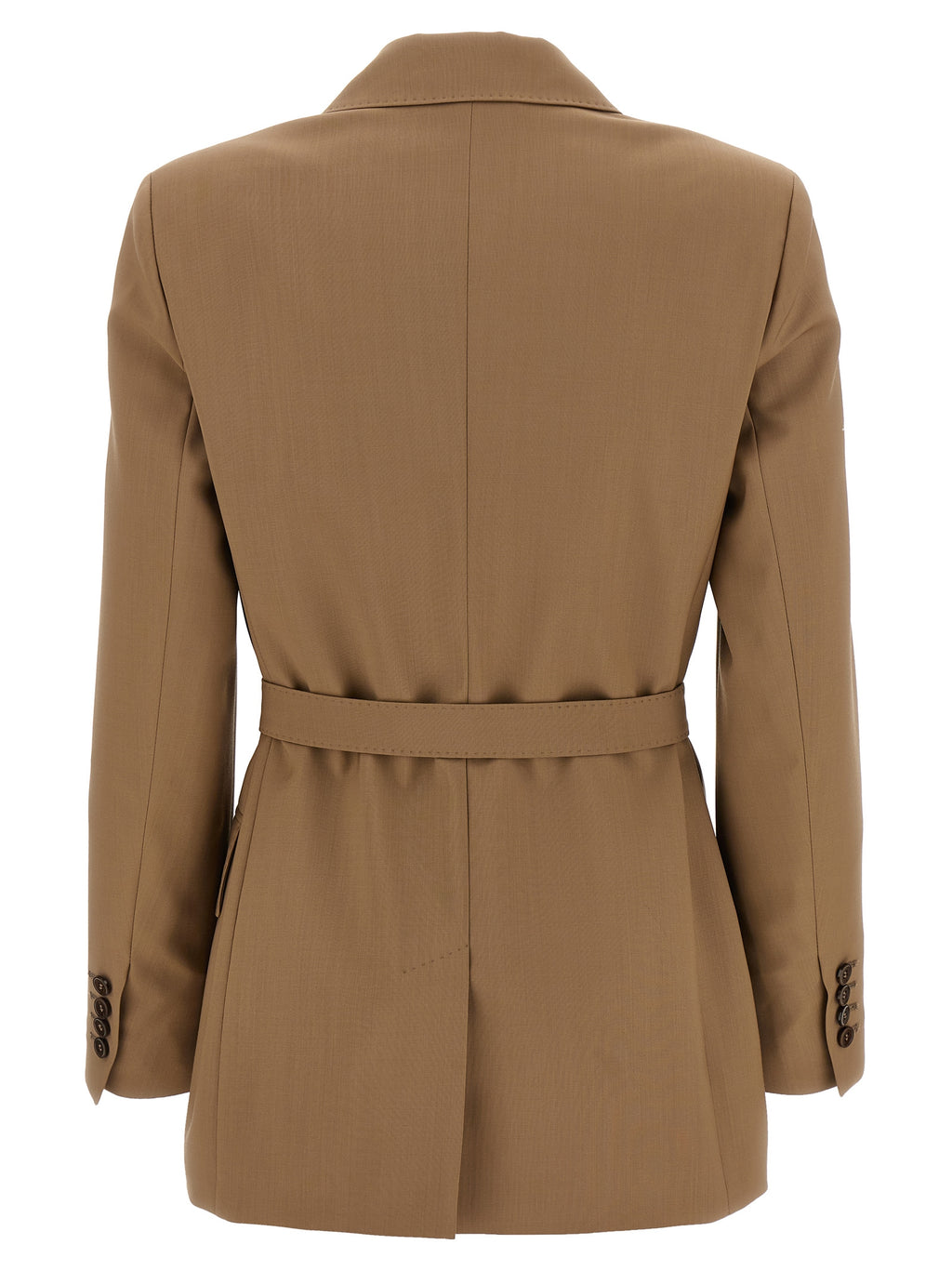 Brown Virgin Wool Blazer