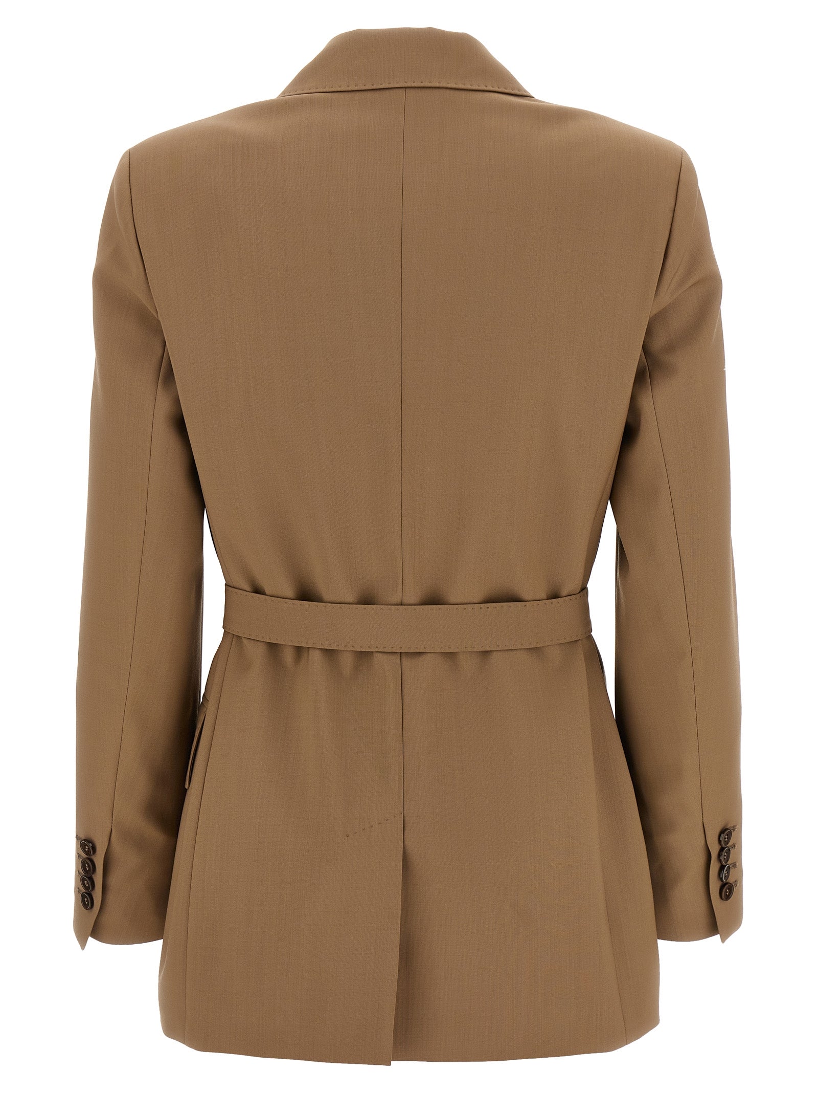 Brown Virgin Wool Blazer