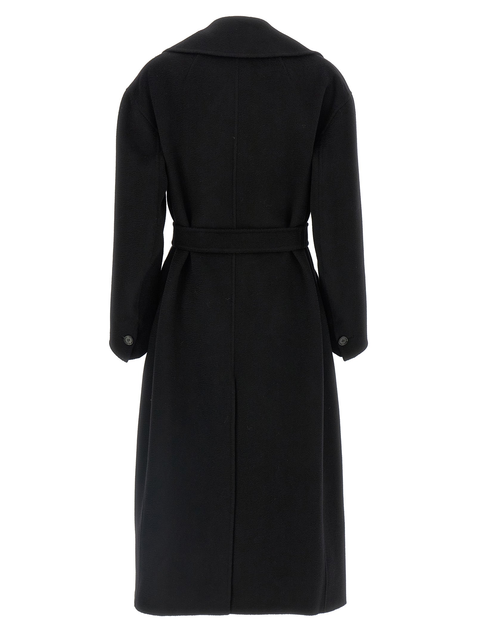 Black Virgin Wool Coat