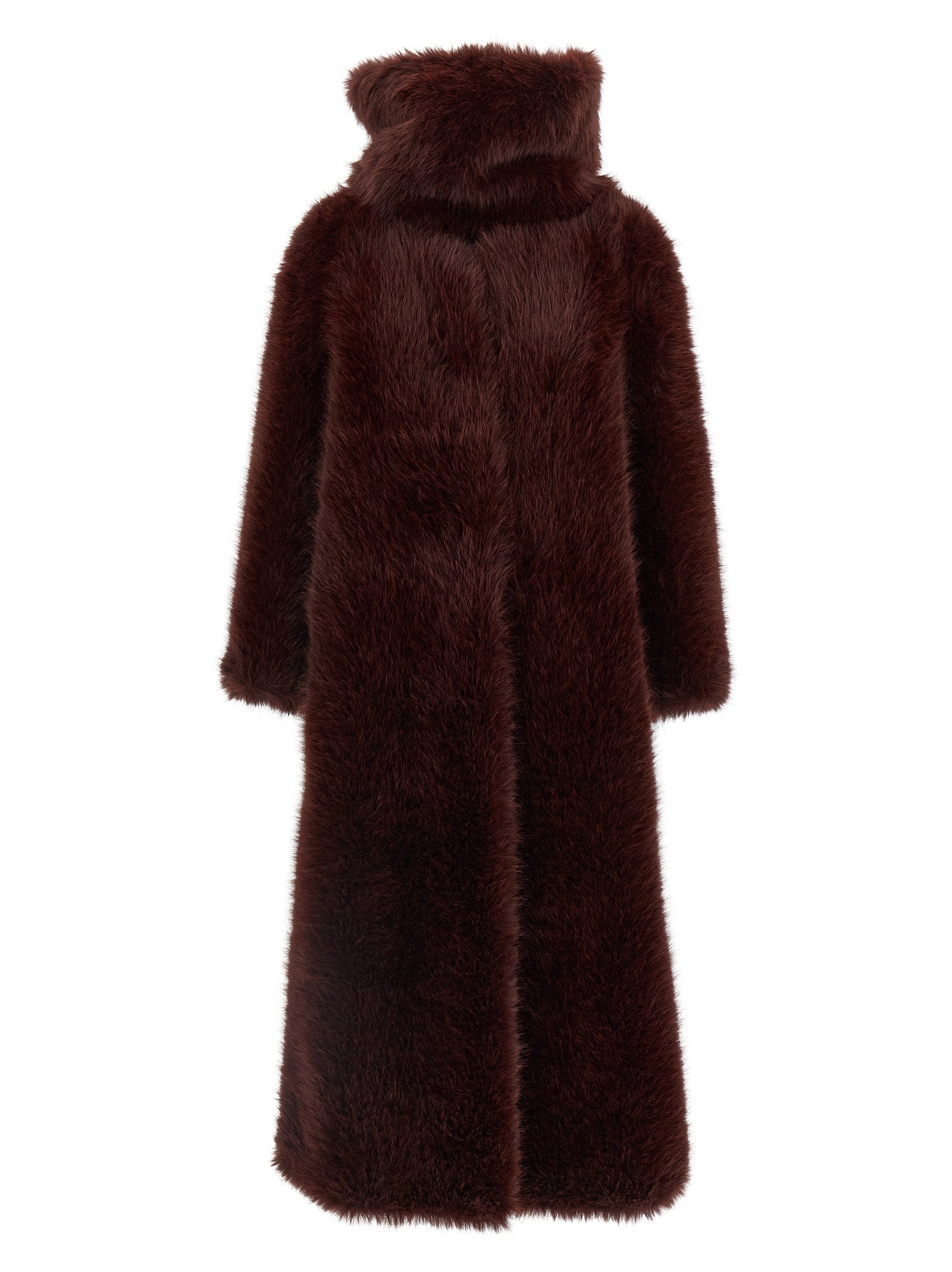 Bordeaux Polyester Coat