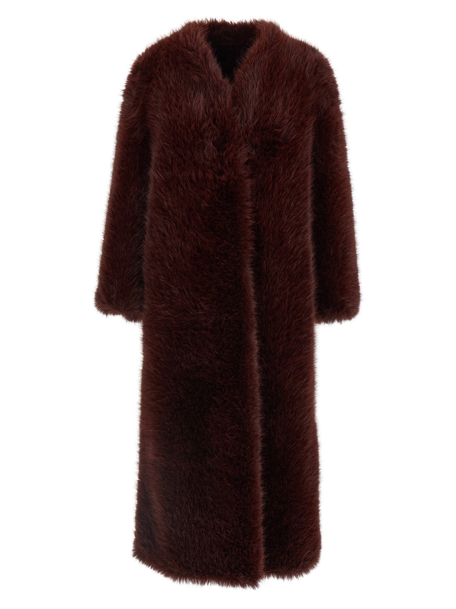 Bordeaux Polyester Coat