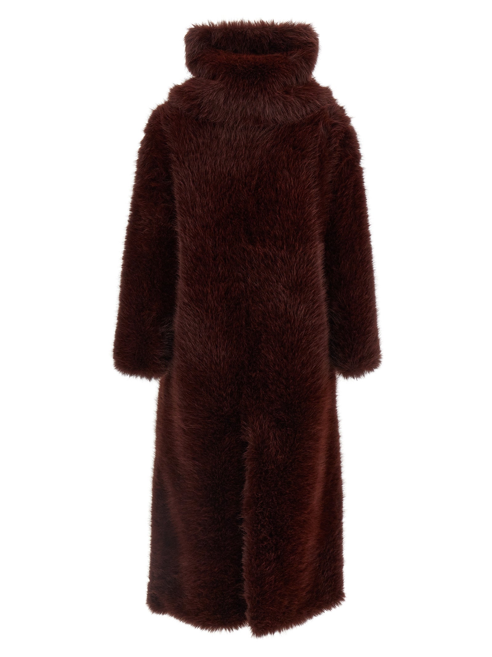 Bordeaux Polyester Coat