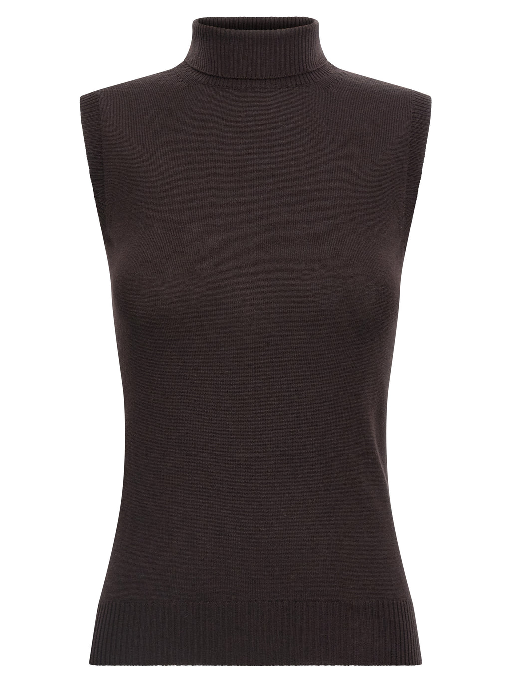 Brown Virgin Wool Cardigan