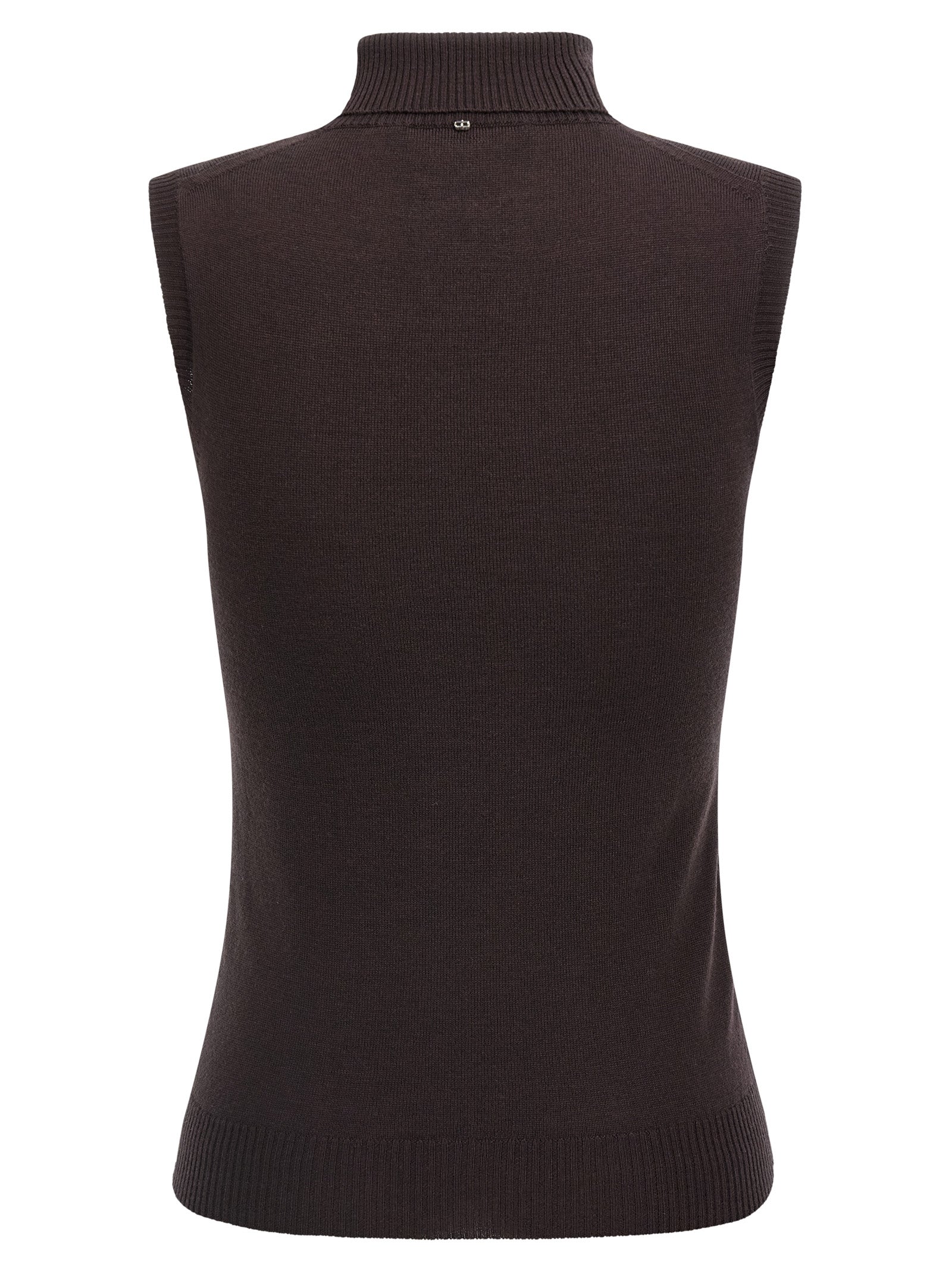 Brown Virgin Wool Cardigan