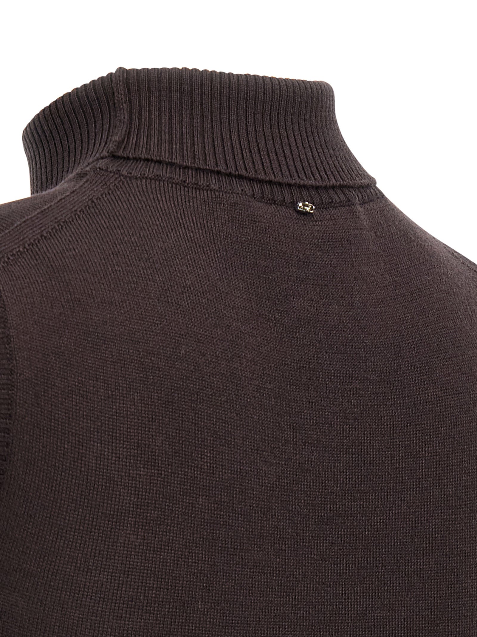 Brown Virgin Wool Cardigan